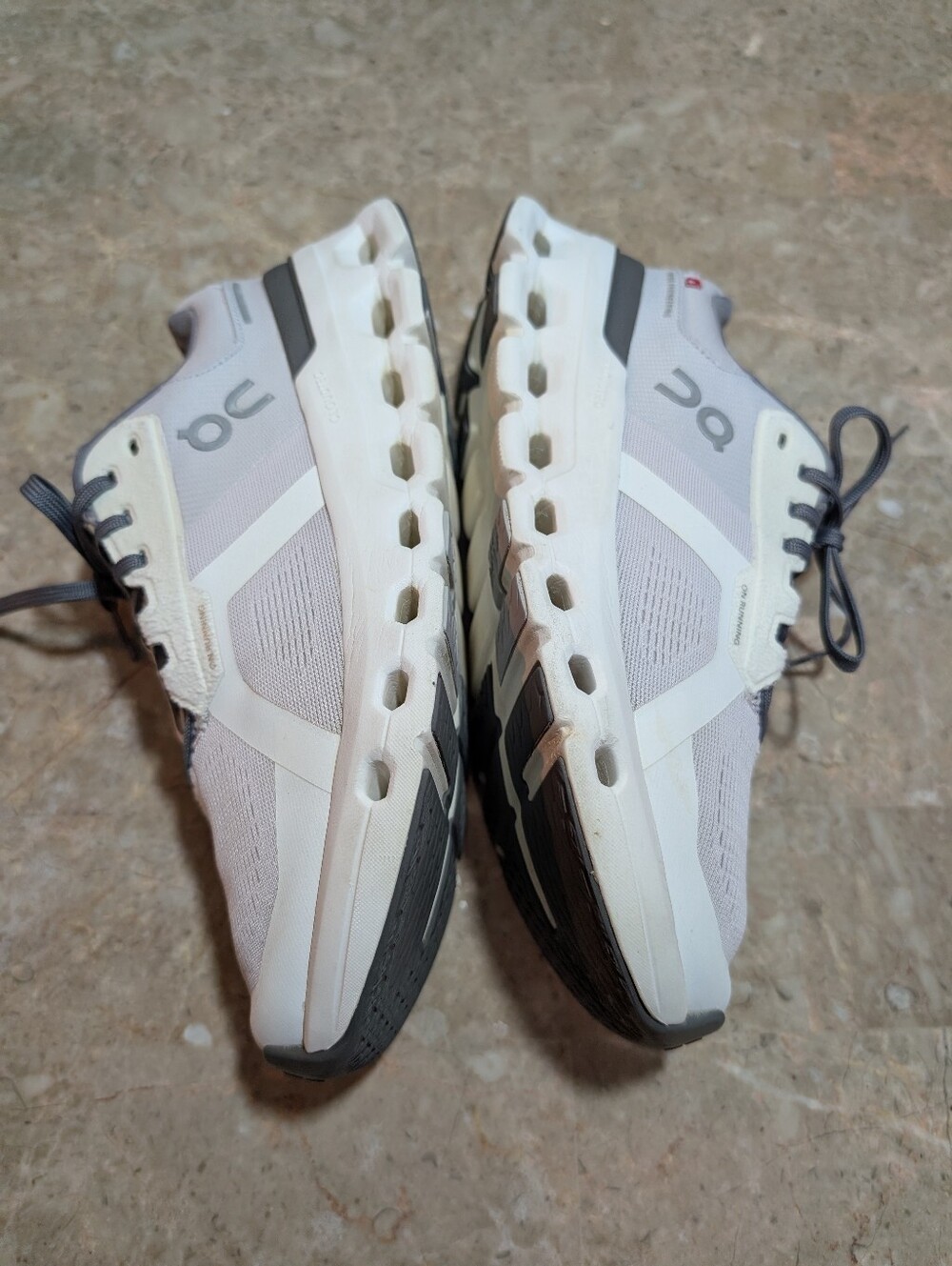 On Cloudrunner Swiss Engineering® Cushioned Shoes Frost White Women's Size 9.5 - Picture 8 of 14